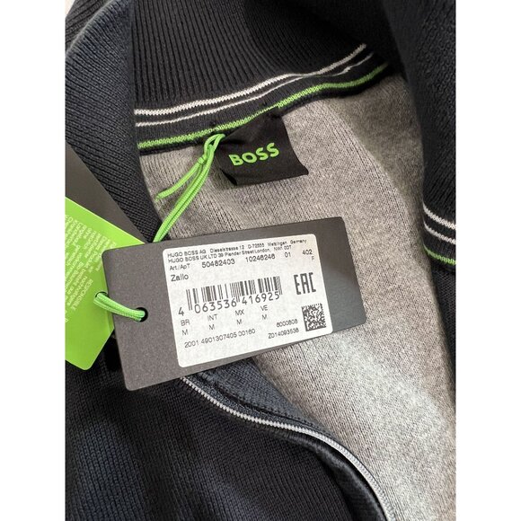 BOSS Zallo Half Zip Pullover in Black151st Royal Liverpool - Picture 5 of 5